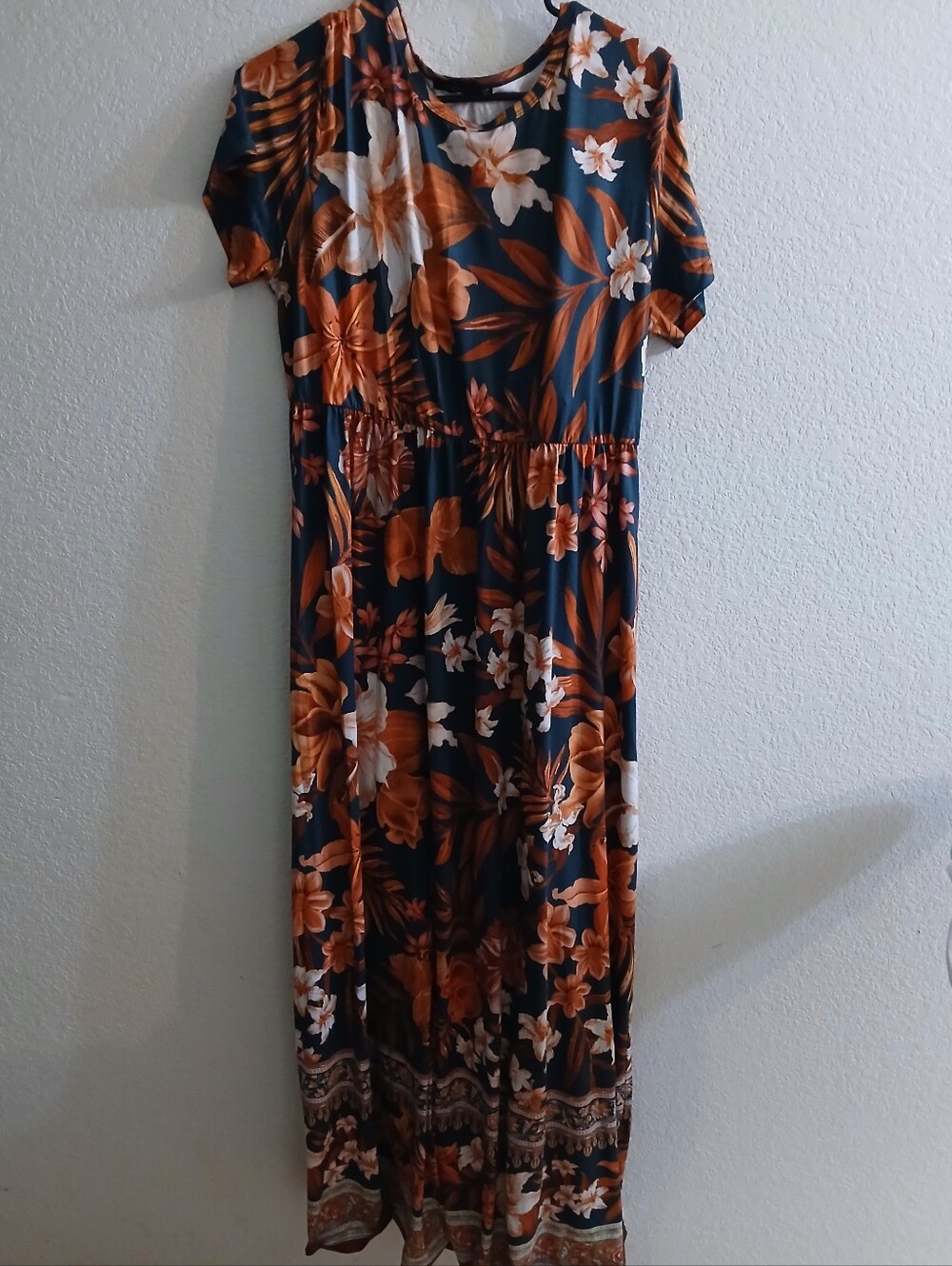 Vibrant Tropical Stretchy Dress